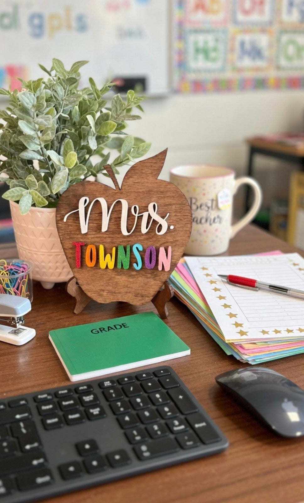 3D Personalized 3D Apple with Stand