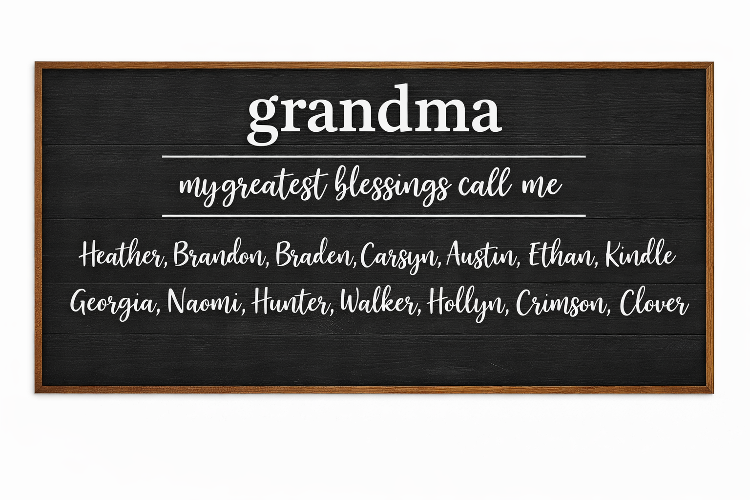 My Greatest Blessings Call Me Sign