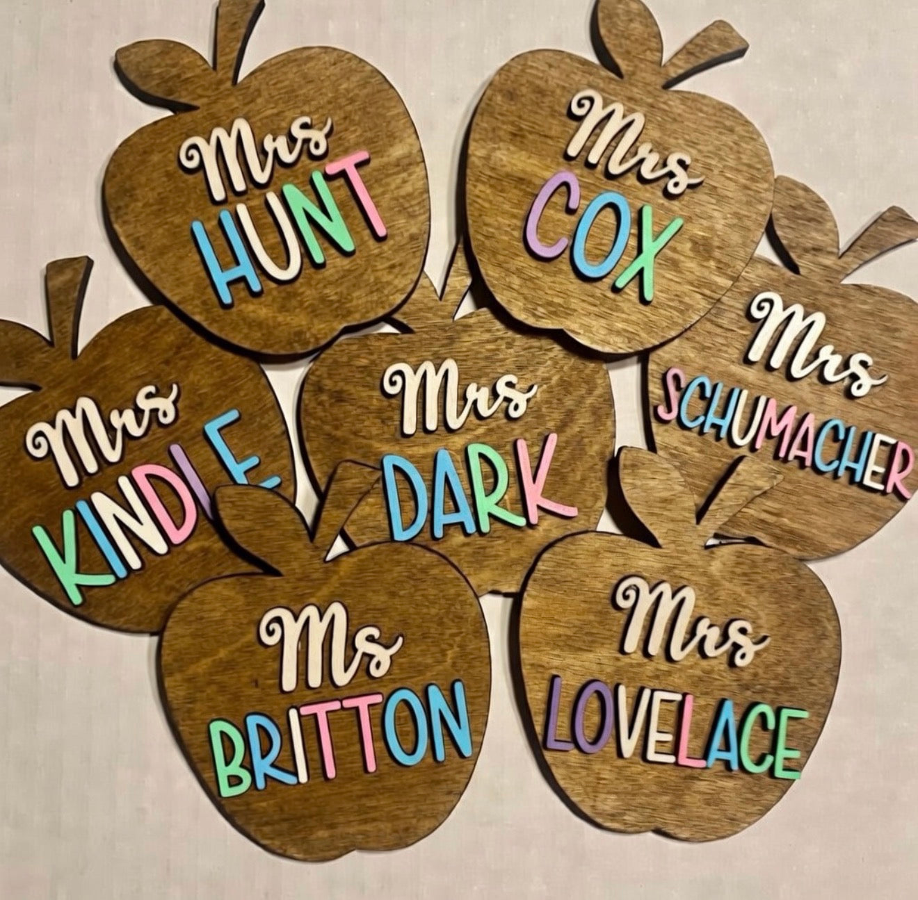 3D Customized Teacher Magnets