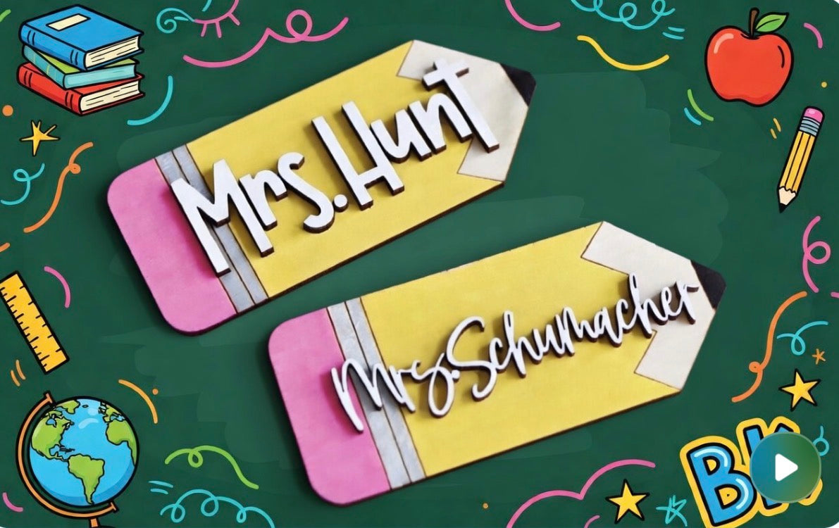 3D Teacher Custom Magnet