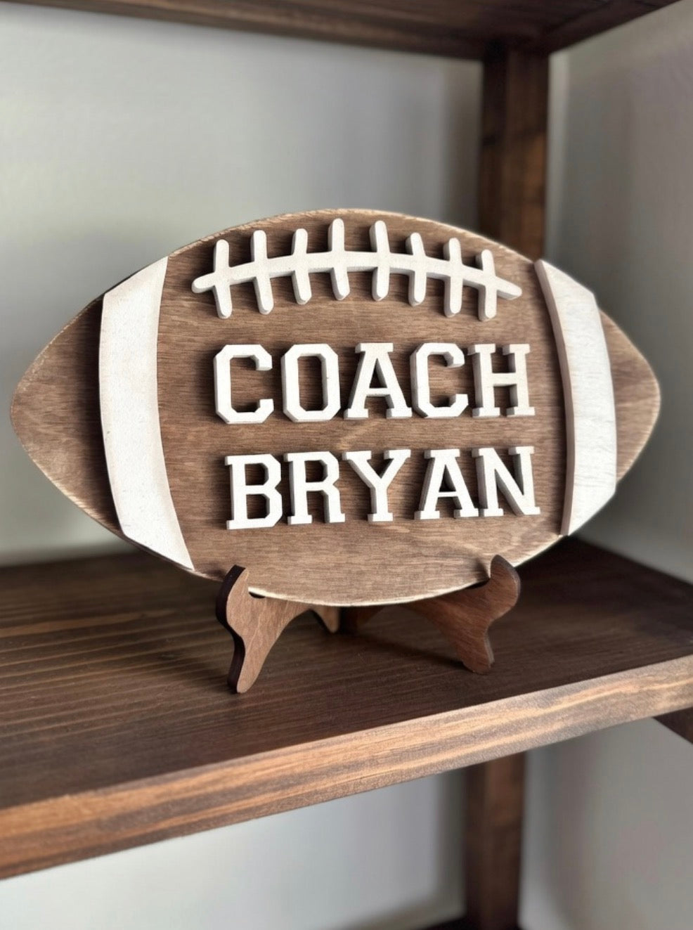 3D Custom Coach Sign with Stand