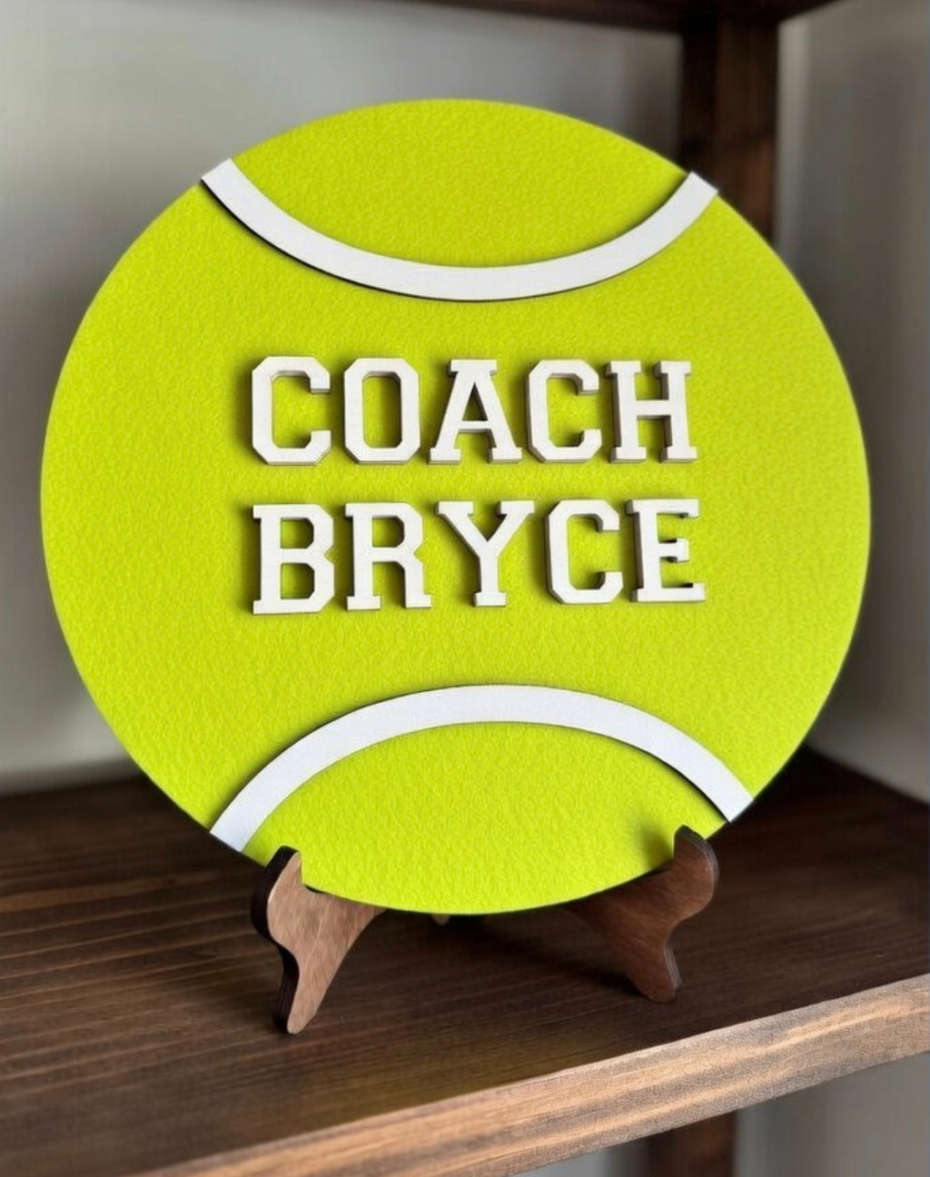 3D Custom Coach Sign with Stand