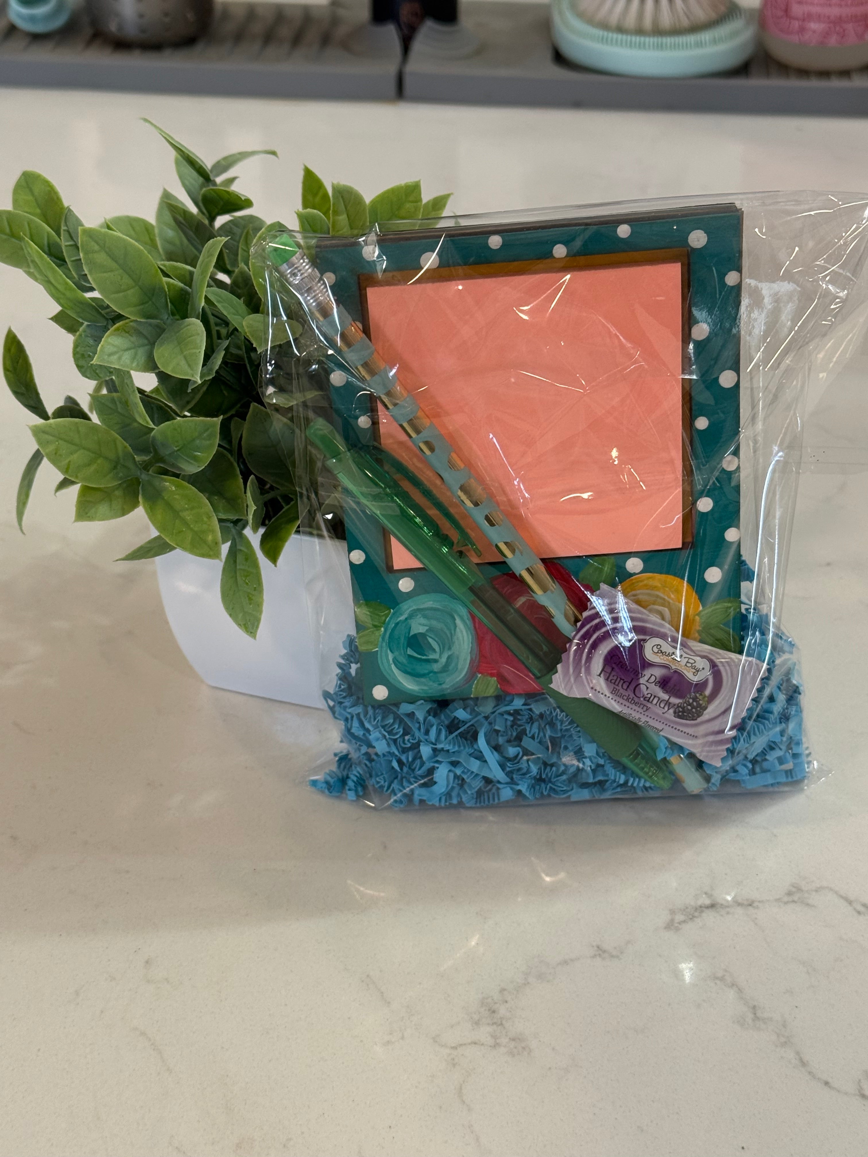 Handpainted Notepads with Pen & Pencil