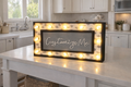 Custom Leopard Print Lighted Box Sign
