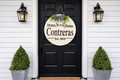Home Sweet Home Name + Year Door Hanger