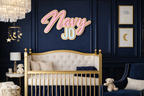 Two Color 3D Name Sign