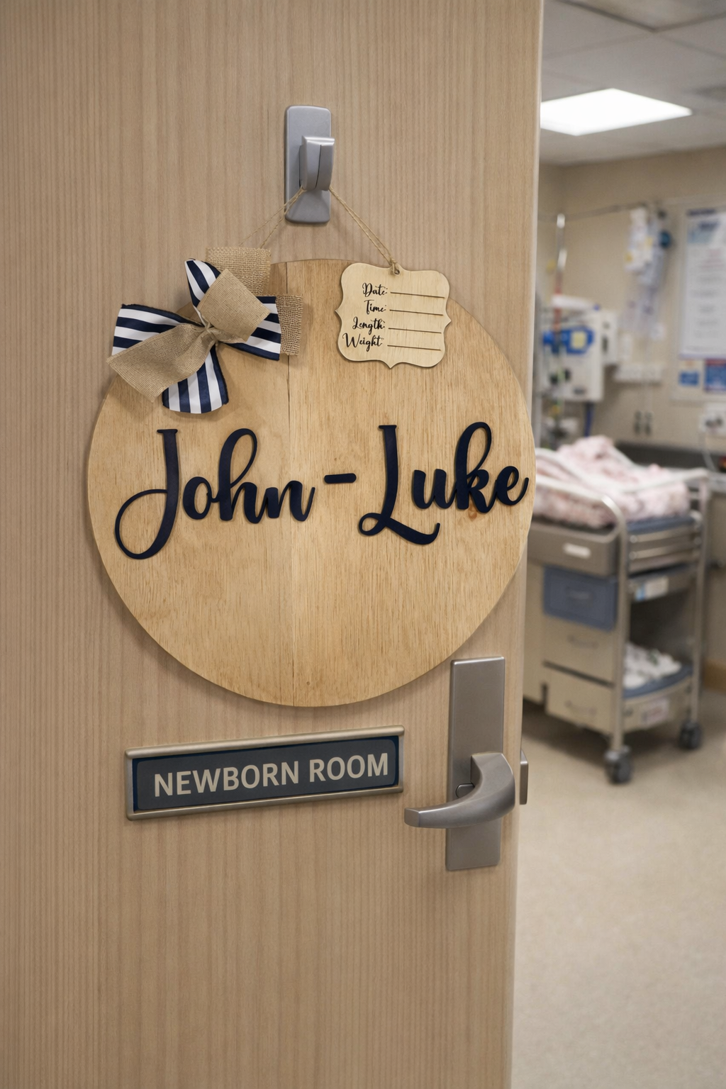 Nursery Name Door Hanger