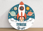 24 Inch Round 3D Nursery Signs