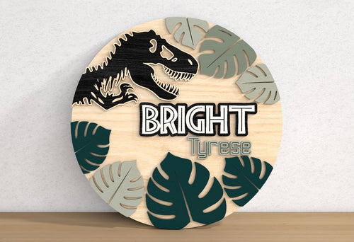 24 Inch Round 3D Nursery Signs