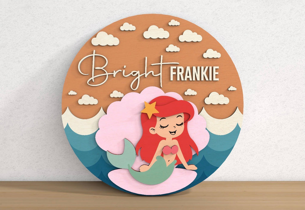 24 Inch Round 3D Nursery Signs