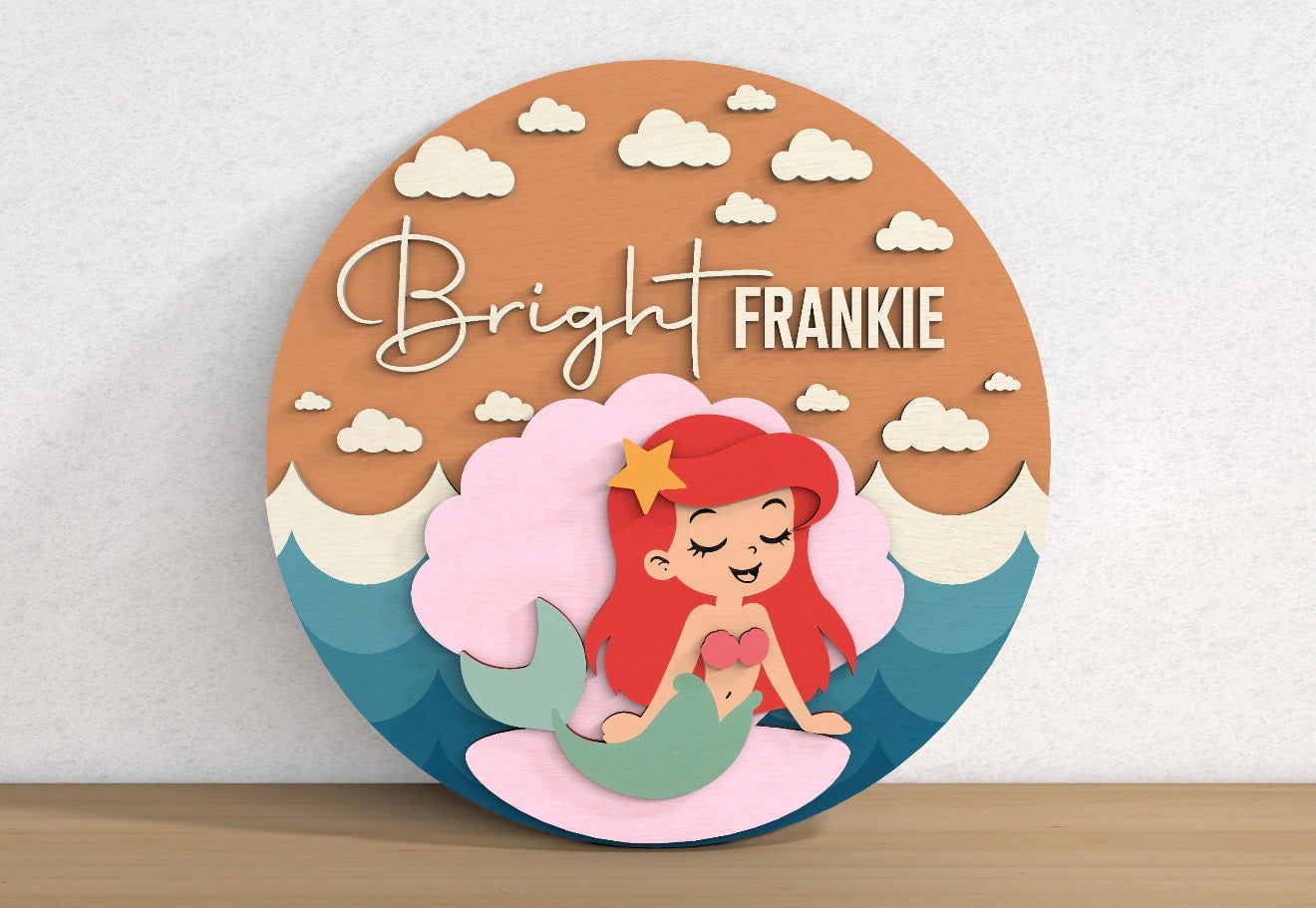 24 Inch Round 3D Nursery Signs