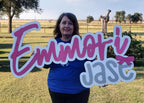 Two Color 3D Name Sign