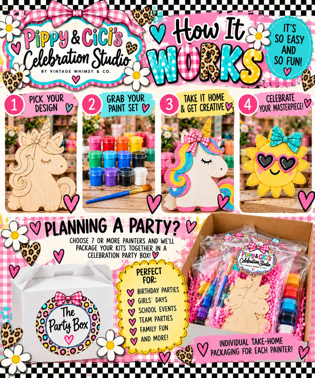 Kids Paint Kit - Seasonal Designs