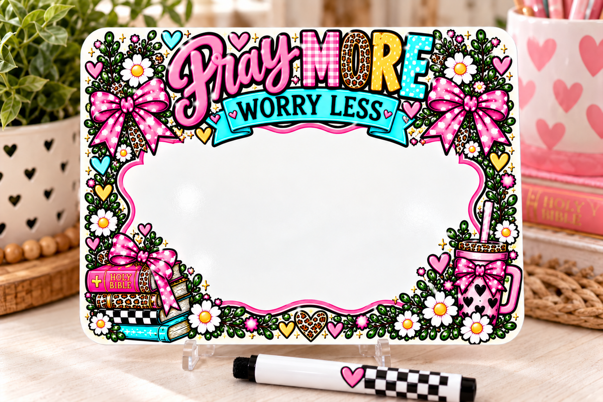 Faith Desk Dry Erase Board