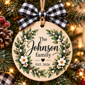 Custom Home Family Ornament