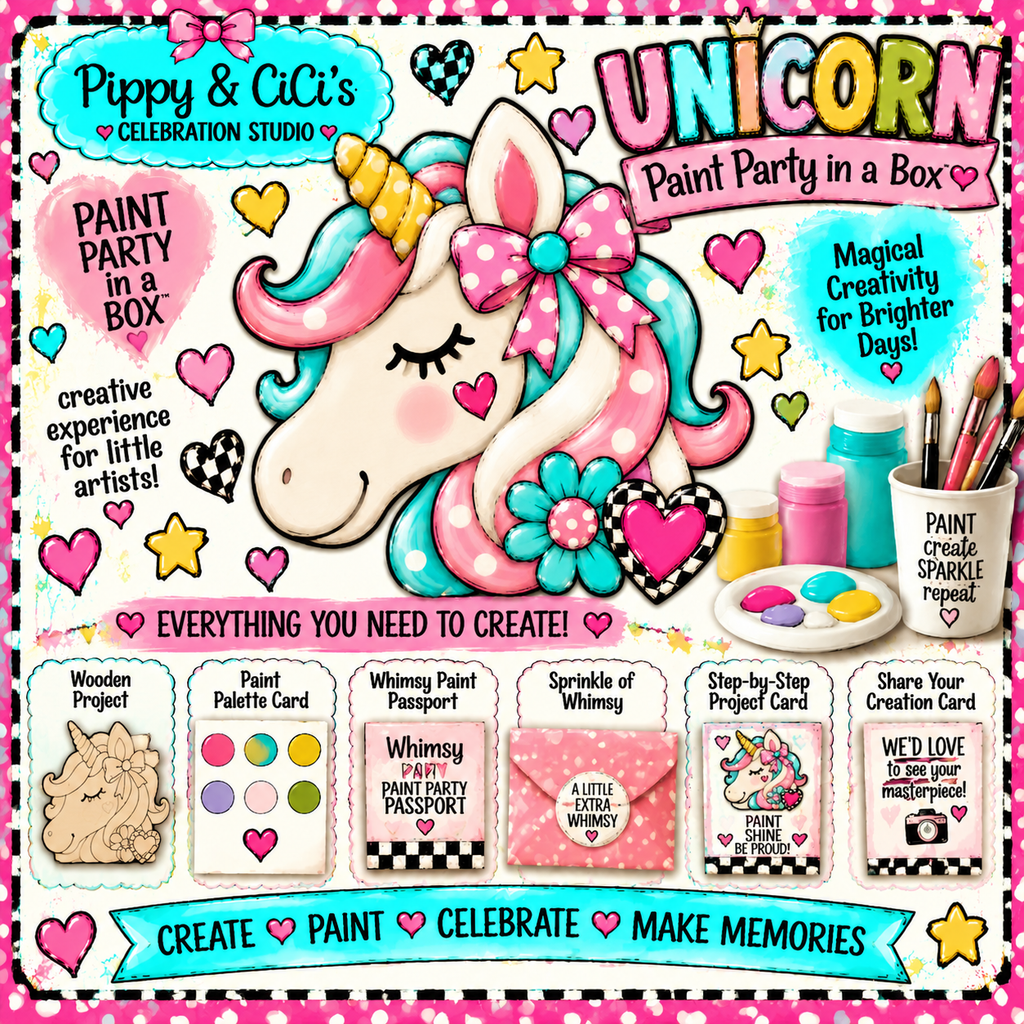 Pippy & CiCi's Birthday Box-Princess Party Option