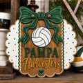 Volleyball team spirit door hanger