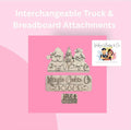 Interchangeable Truck & Breadboard Attachments