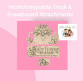 Interchangeable Truck & Breadboard Attachments
