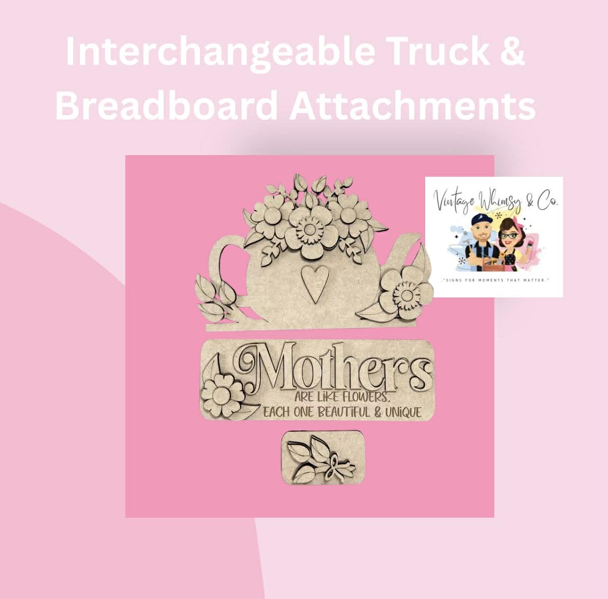 Interchangeable Truck & Breadboard Attachments