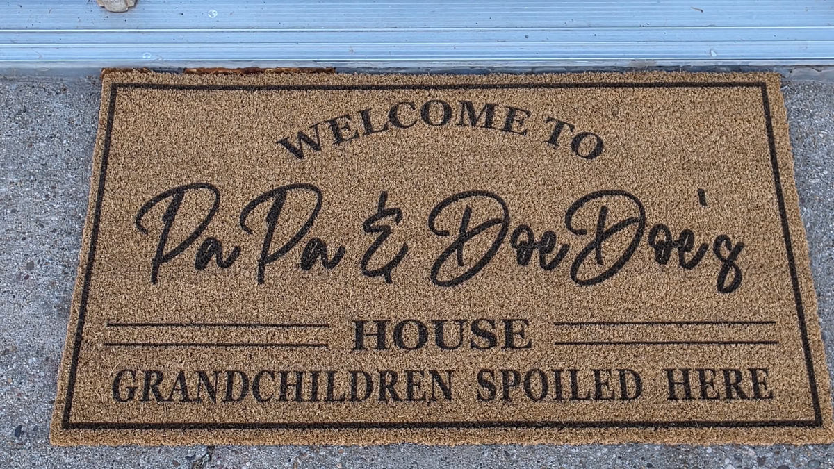 Personalized Family Name Doormat