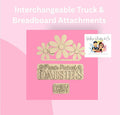 Interchangeable Truck & Breadboard Attachments