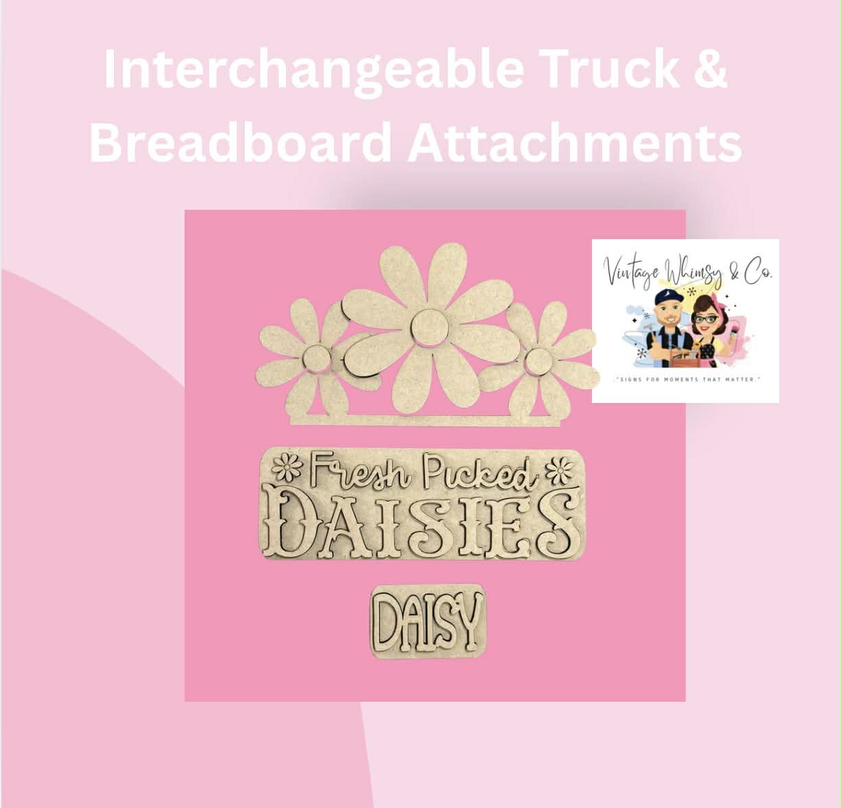 Interchangeable Truck & Breadboard Attachments