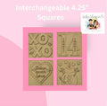 Interchangeable 4.25" Square