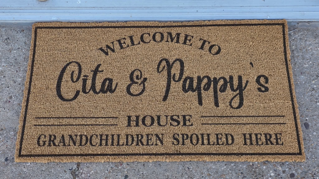 Personalized Family Name Doormat