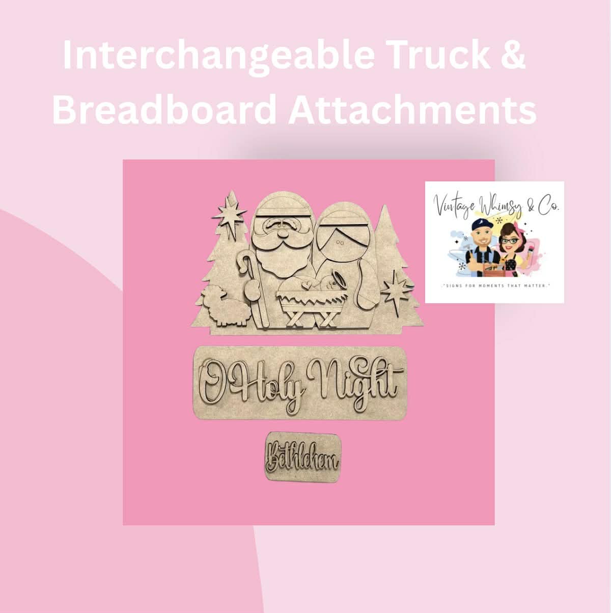 Interchangeable Truck & Breadboard Attachments