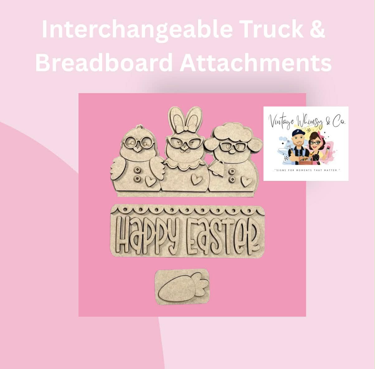 Interchangeable Truck & Breadboard Attachments