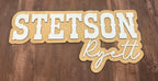 One Color 3D Name Sign