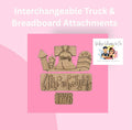 Interchangeable Truck & Breadboard Attachments