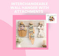 Interchangeable Wall Hanger with Attachments