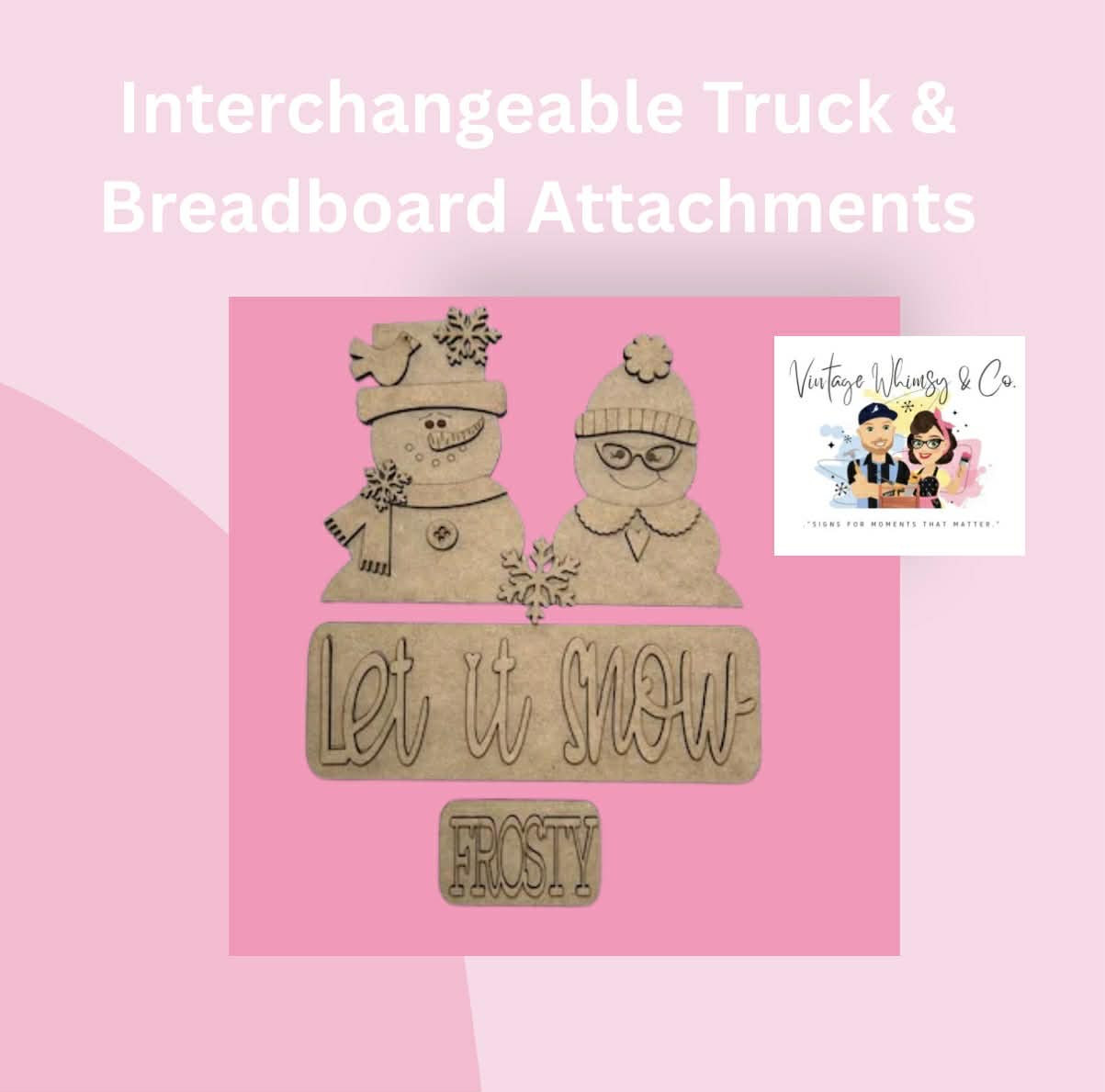 Interchangeable Truck & Breadboard Attachments