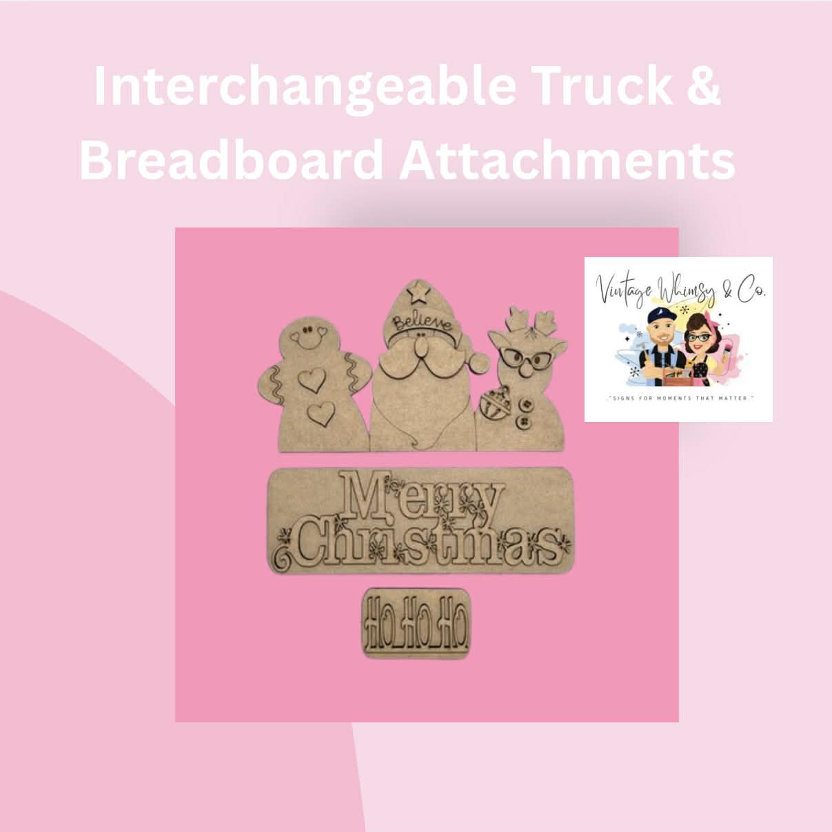 Interchangeable Truck & Breadboard Attachments
