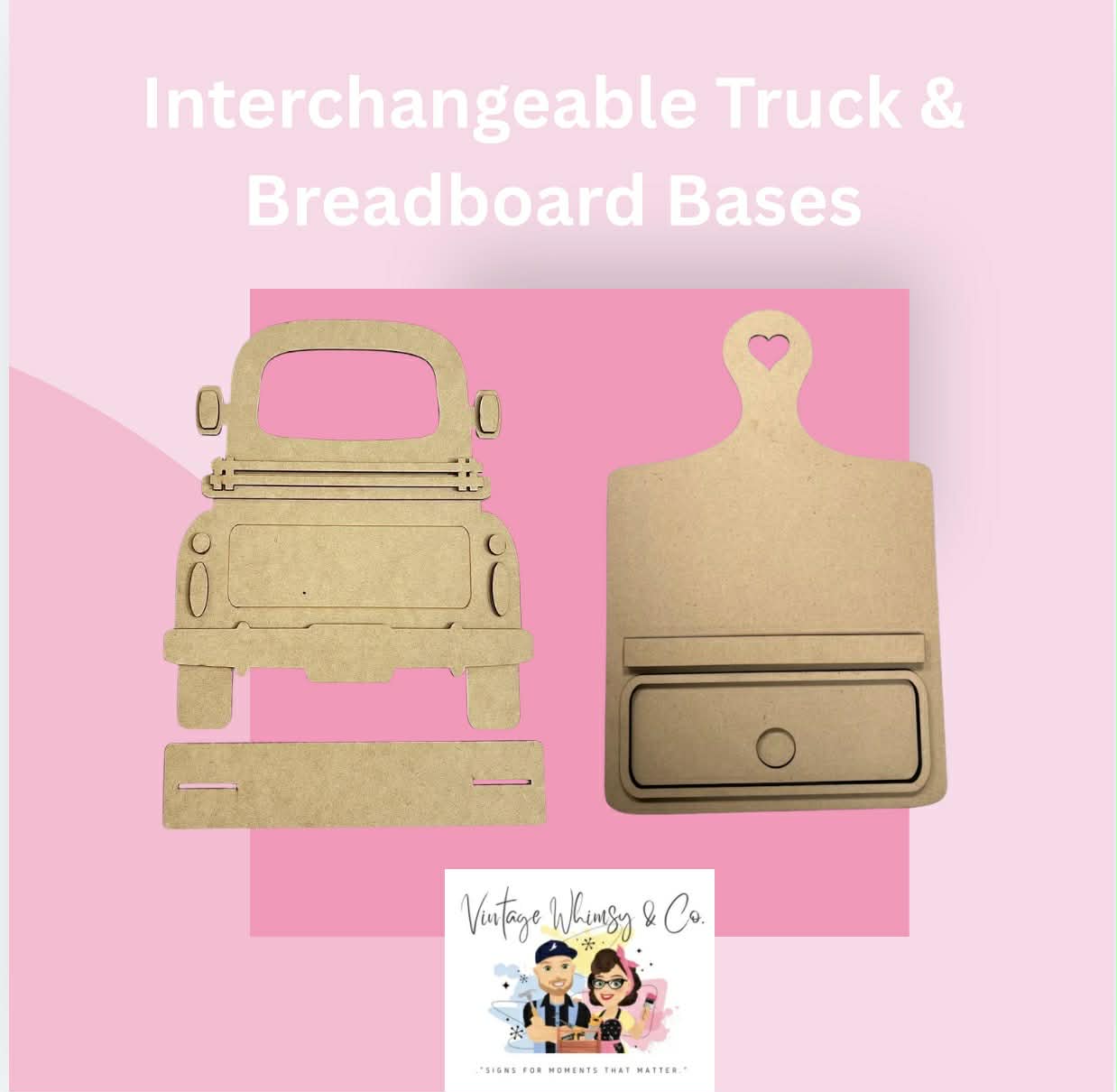 Interchangeable Truck & Breadboard Bases