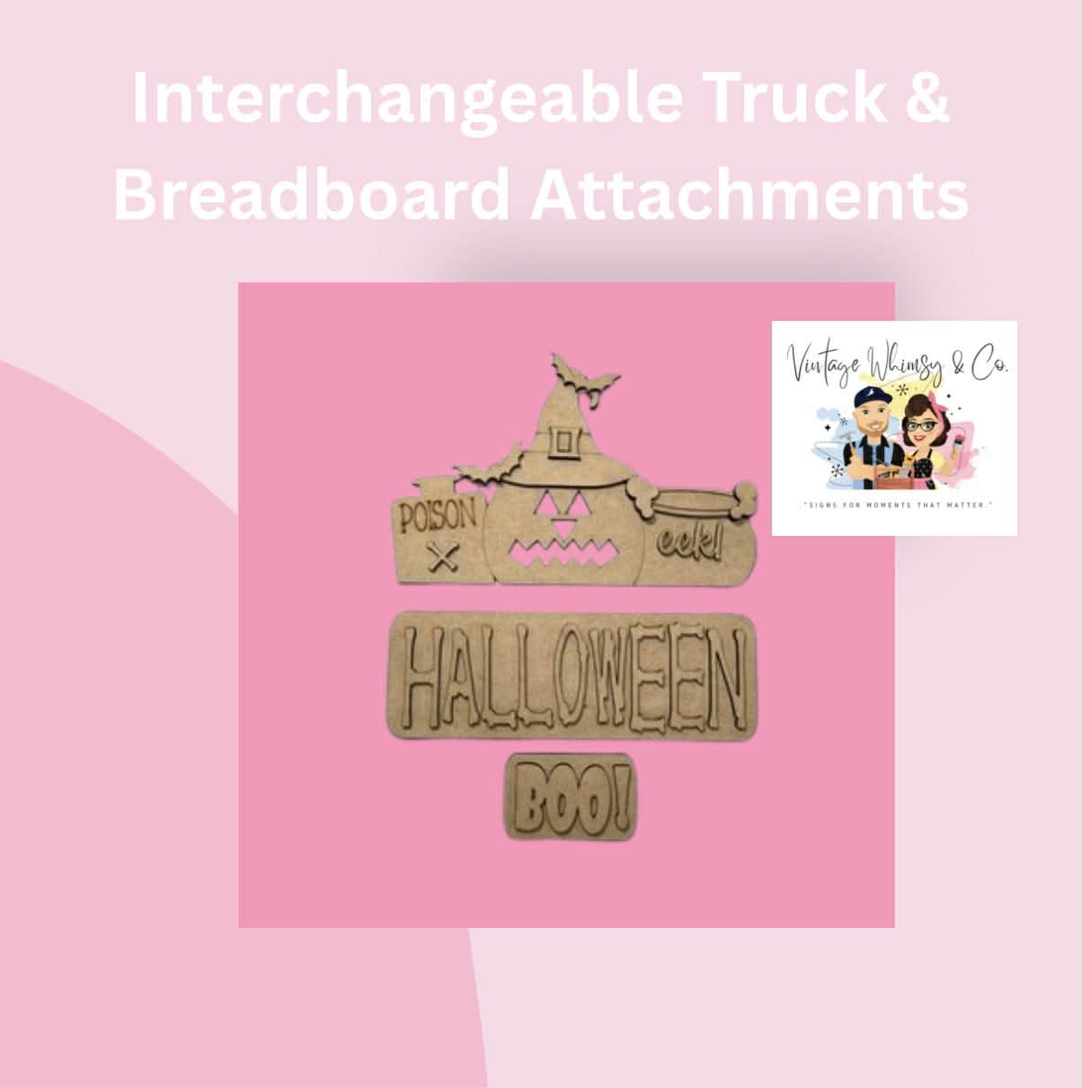 Interchangeable Truck & Breadboard Attachments