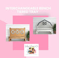 Interchangeable Bench Tiered Tray