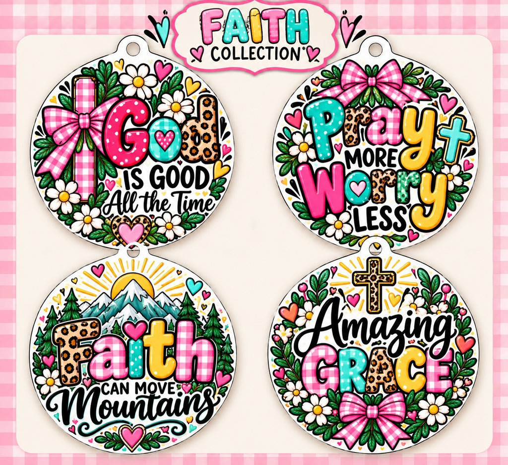 Faith Car Freshie / Bag Tag