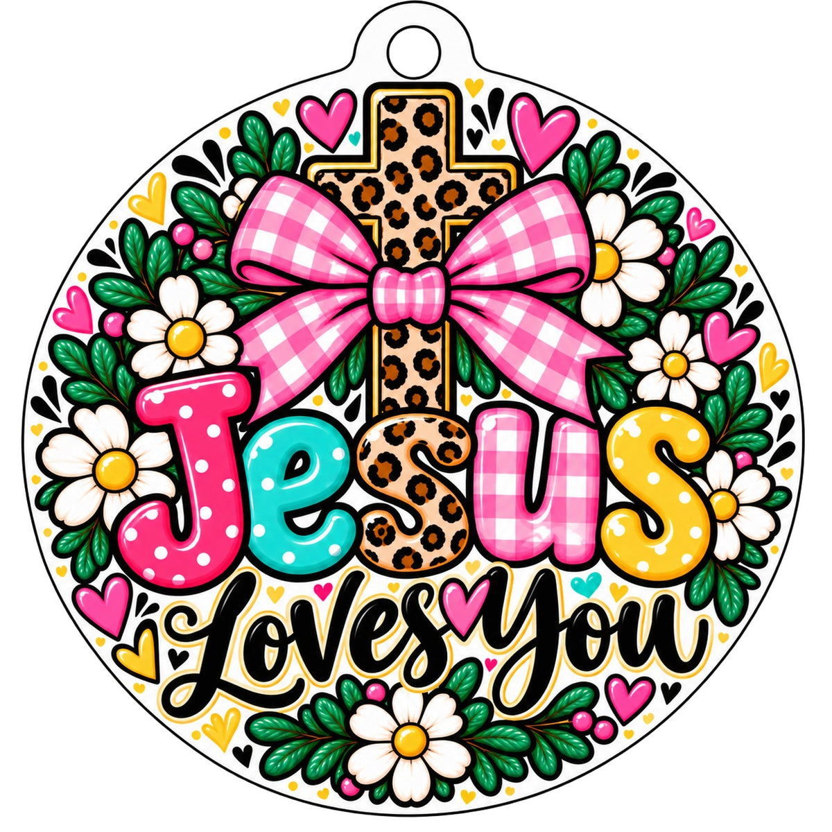 Faith Car Freshie / Bag Tag