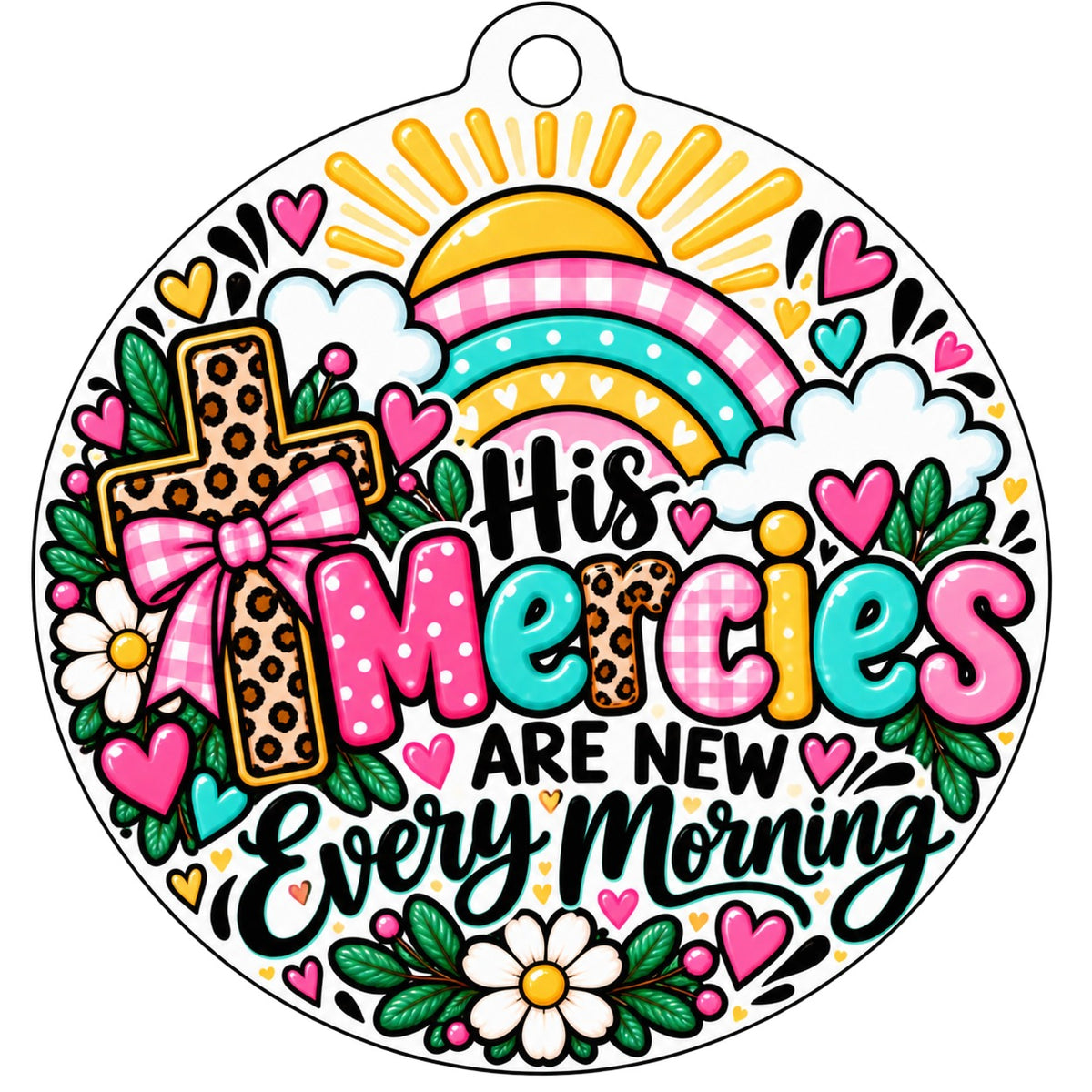 Faith Car Freshie / Bag Tag