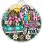 Faith Car Freshie / Bag Tag