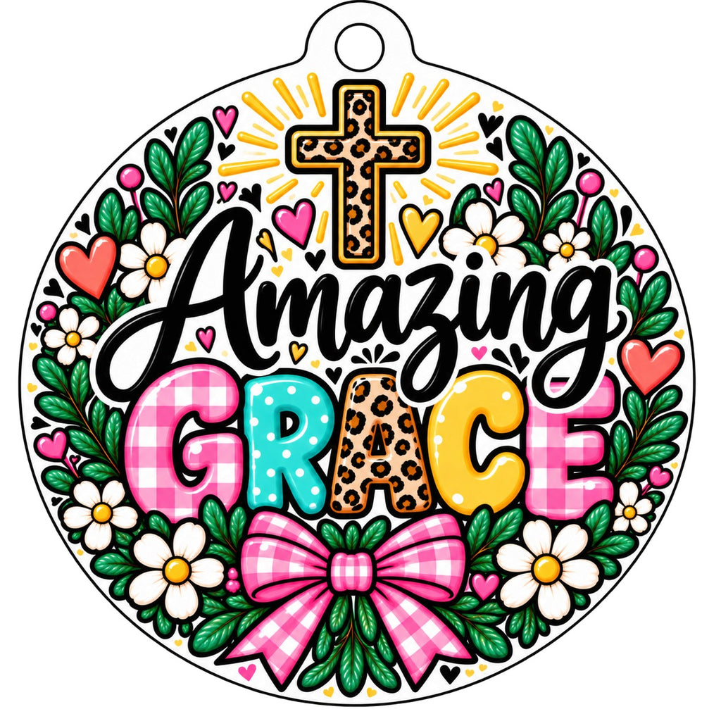 Faith Car Freshie / Bag Tag
