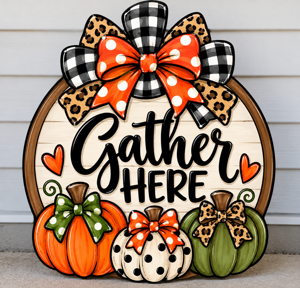 Gather Here DIY Paint Cutout — painted inspiration example