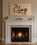 Custom Family Name Sign