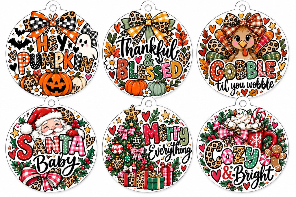 Holiday Car Freshie / Bag Tag