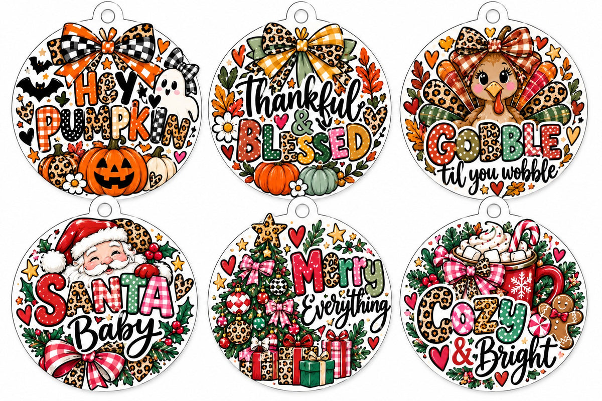 Holiday Car Freshie / Bag Tag