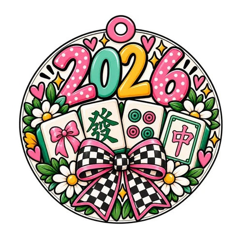 Mahjong 2026 ornament