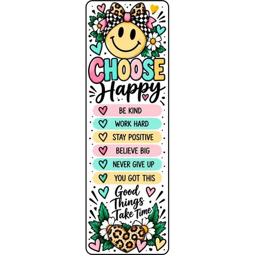 Bookmark: Choose Happy